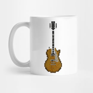 Tiled Pixel Slack Goldtop Guitar Upright Mug